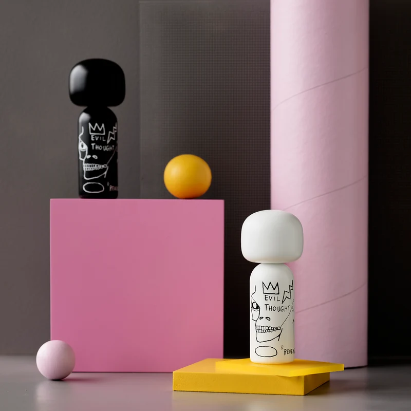 Kokeshi-Puppe JEAN-MICHEL BASQUIAT 14,5cm