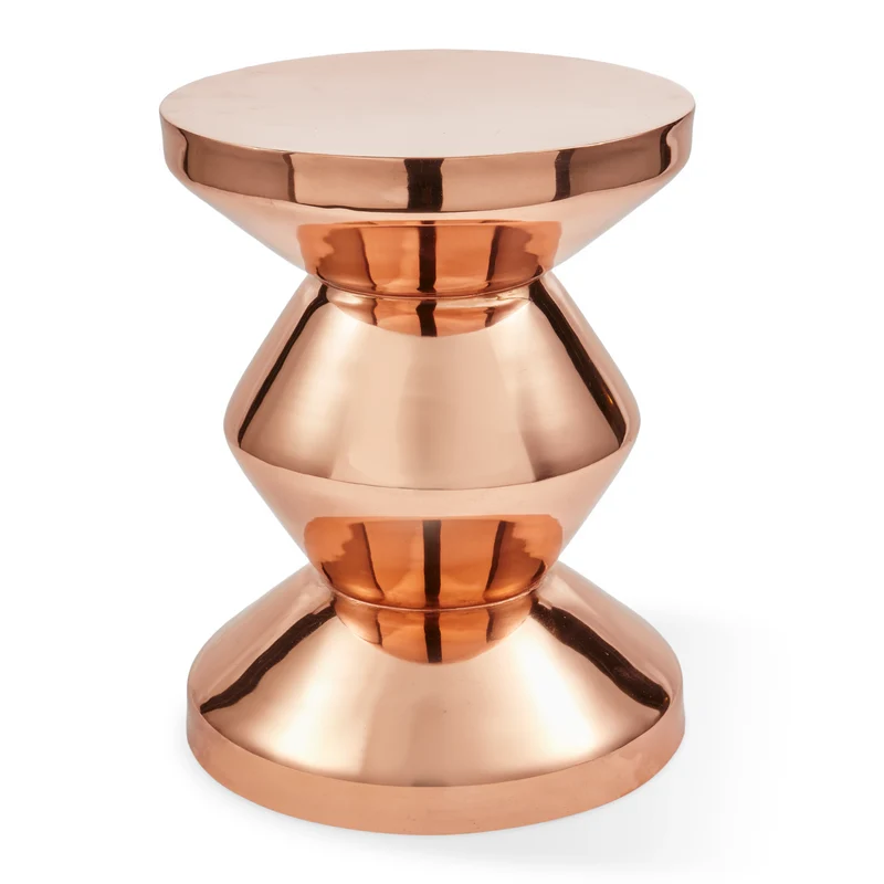 Zig Zag Metal Hocker/Beistelltisch verschiedenen Farben
