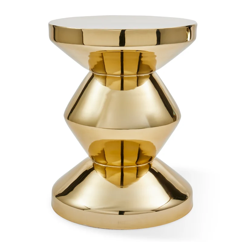 Zig Zag Metal Hocker/Beistelltisch verschiedenen Farben
