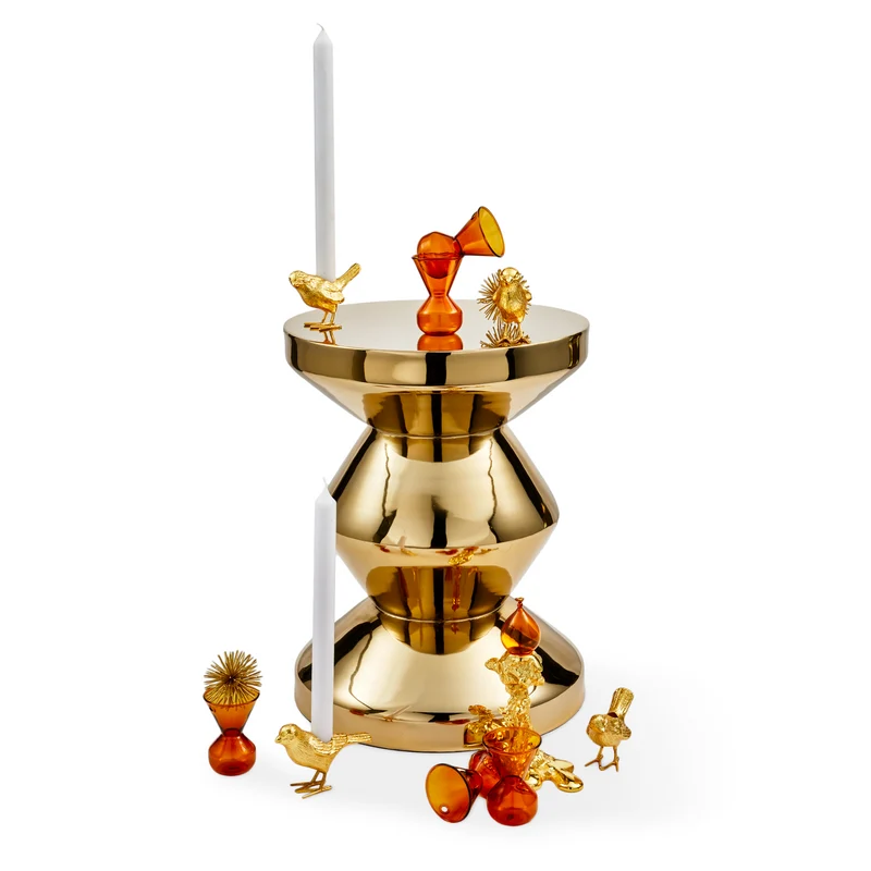 Zig Zag Metal Hocker/Beistelltisch verschiedenen Farben