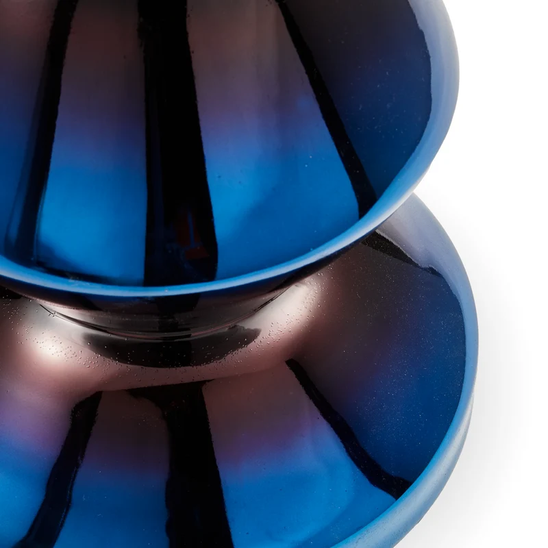 Zig Zag Metal Hocker/Beistelltisch verschiedenen Farben