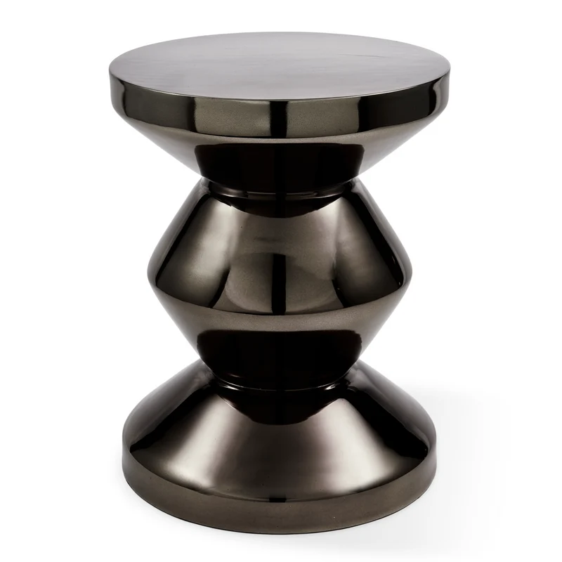 Zig Zag Metal Hocker/Beistelltisch verschiedenen Farben