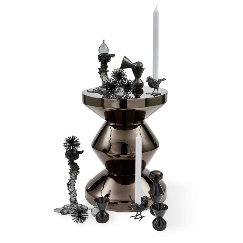 Zig Zag Metal Hocker/Beistelltisch verschiedenen Farben