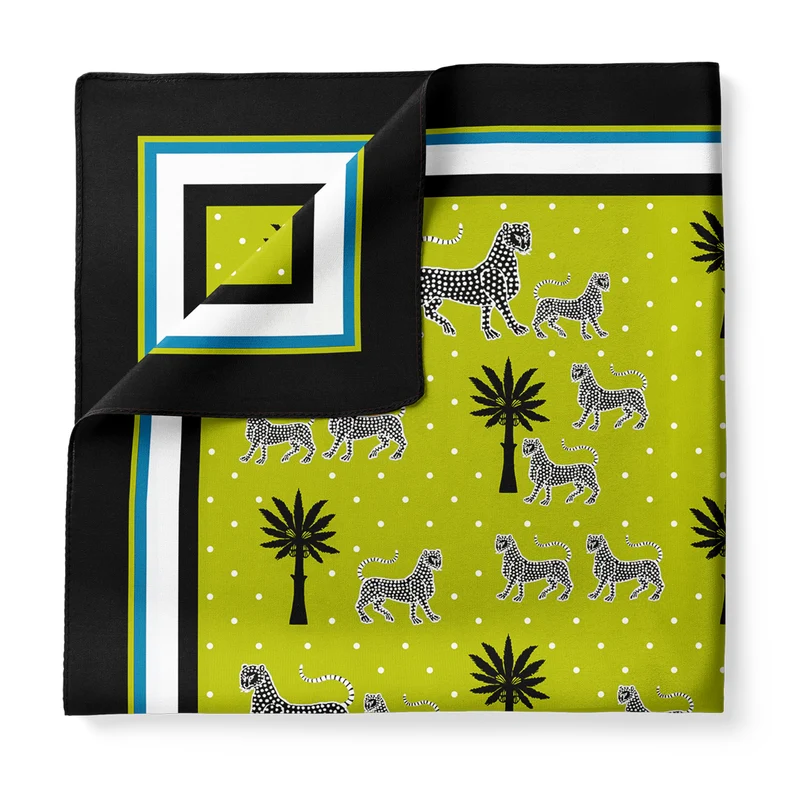Kleiner Seidenschal SMALL SQUARE versch. Farben 55 x 55cm