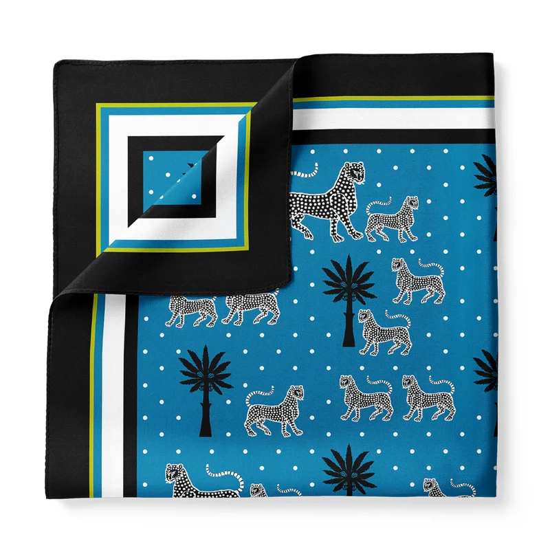 Kleiner Seidenschal SMALL SQUARE versch. Farben 55 x 55cm