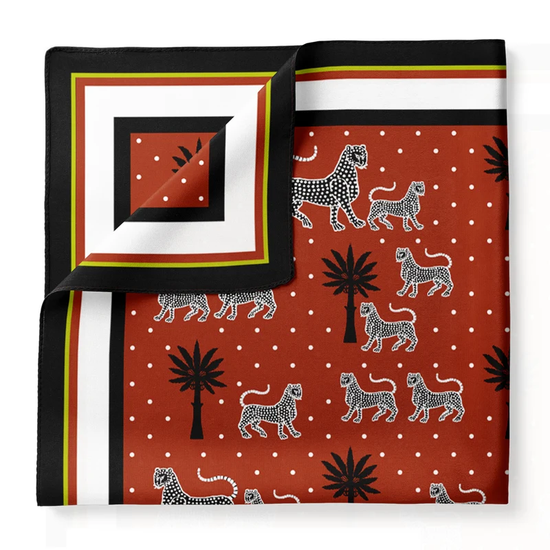Kleiner Seidenschal SMALL SQUARE versch. Farben 55 x 55cm