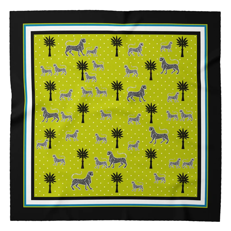 Kleiner Seidenschal SMALL SQUARE versch. Farben 55 x 55cm