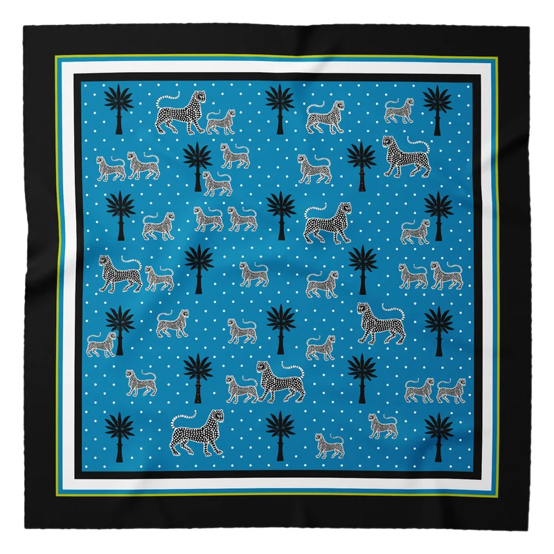 Kleiner Seidenschal SMALL SQUARE versch. Farben 55 x 55cm