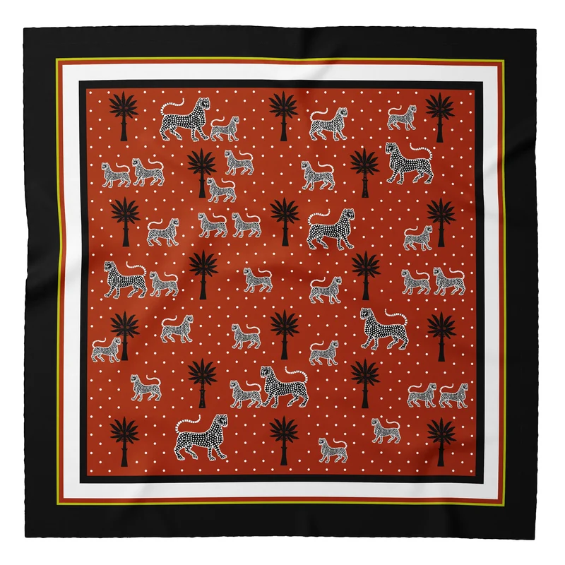 Kleiner Seidenschal SMALL SQUARE versch. Farben 55 x 55cm