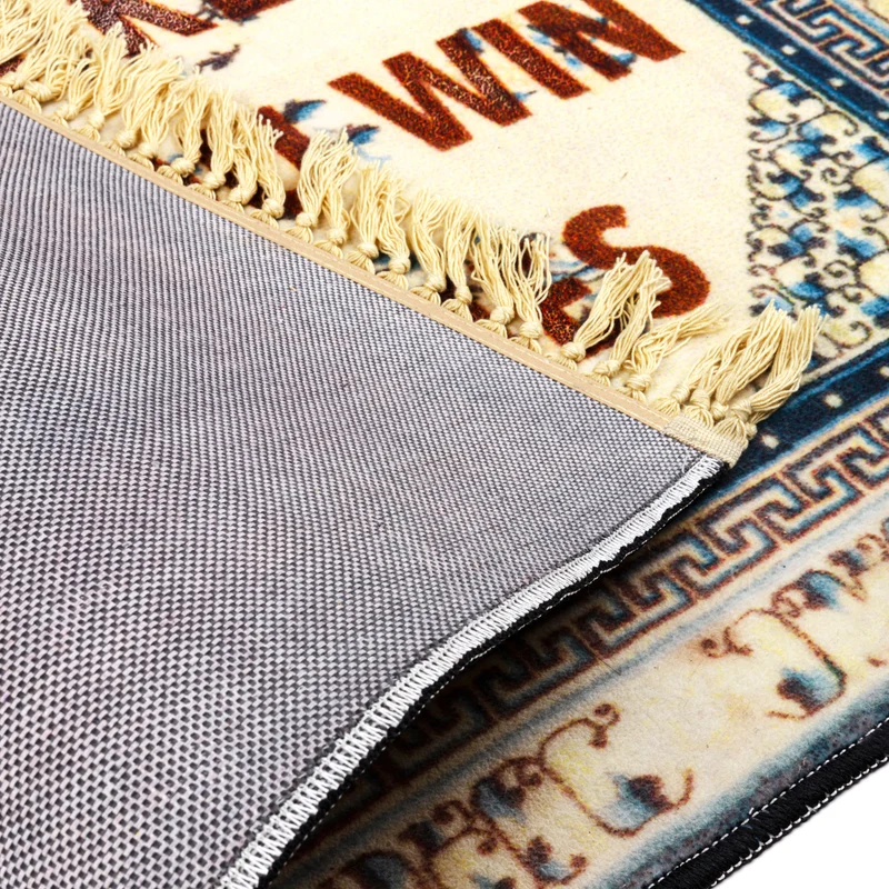 Teppich BURNT CARPET CHOICES, beige-blau 80×120cm