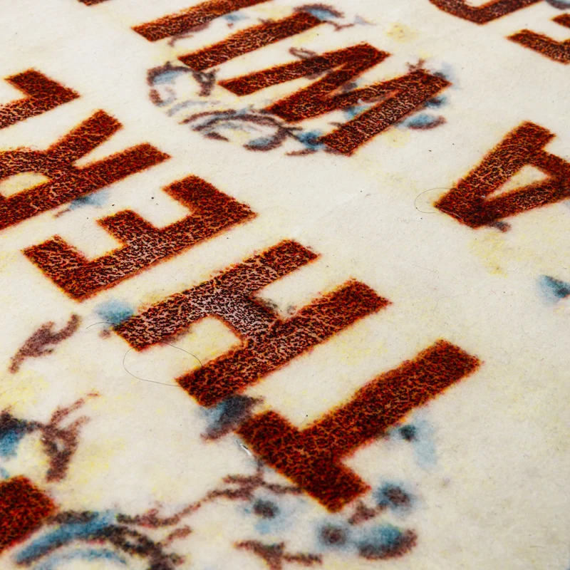 Teppich BURNT CARPET THE WAY, beige-blau 80×120cm