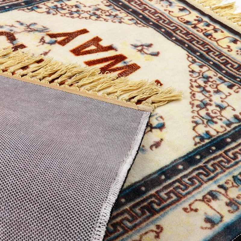 Teppich BURNT CARPET THE WAY, beige-blau 80×120cm