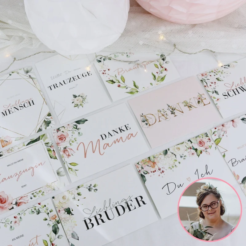 Postkarten Set Hochzeit (26 Karten)