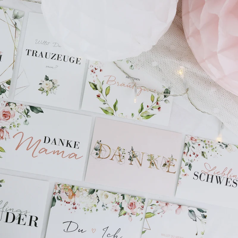 Postkarten Set Hochzeit (26 Karten)