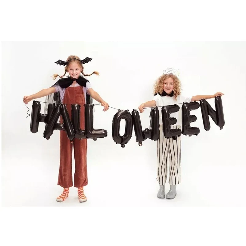 Folienballon "Halloween" Schwarz | 280x46cm (MIT LUFT ZU BEFÜLLEN)