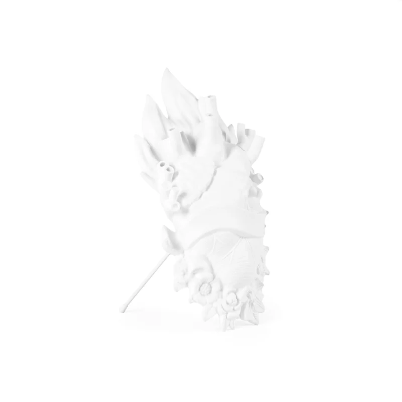 Vase HOLY LOVE IN BLOOM, weiß H33,9 cm