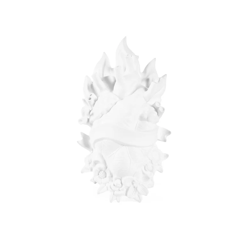 Vase HOLY LOVE IN BLOOM, weiß H33,9 cm