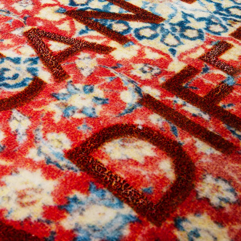 Teppich BURNT CARPET DIFFERENCE, beige-blau 80×120cm