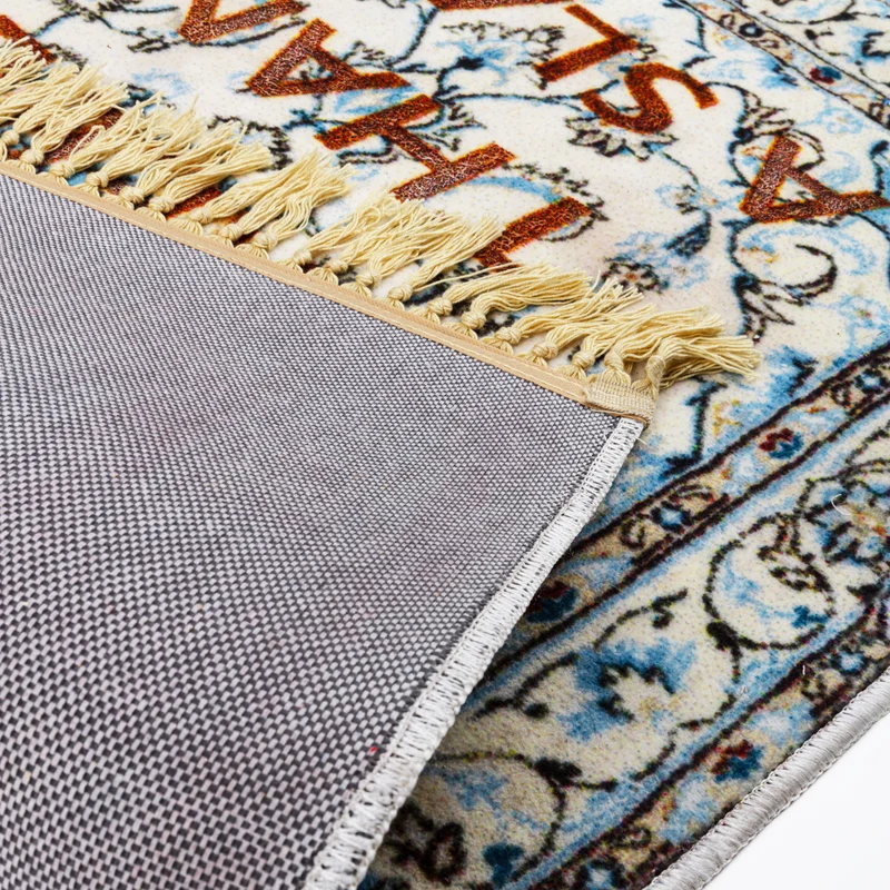 Teppich BURNT CARPET REBEL, beige-blau 80×120cm