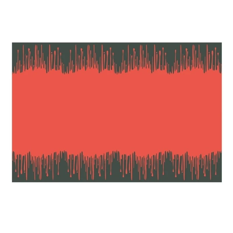 Tischdecke Papier "Tropfendes Blut" 180x120cm | Rot Schwarz