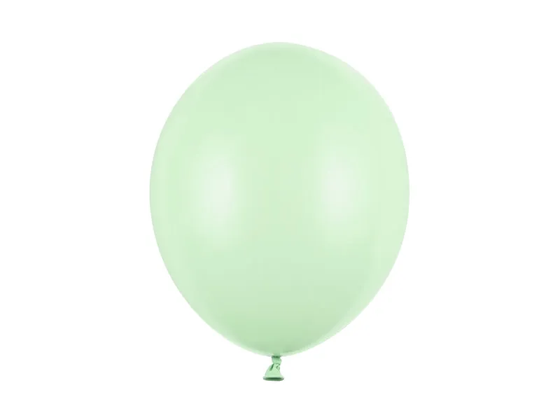 100 Stk. Luftballon Ø30cm "Uni Pastell" | Pistazien Grün
