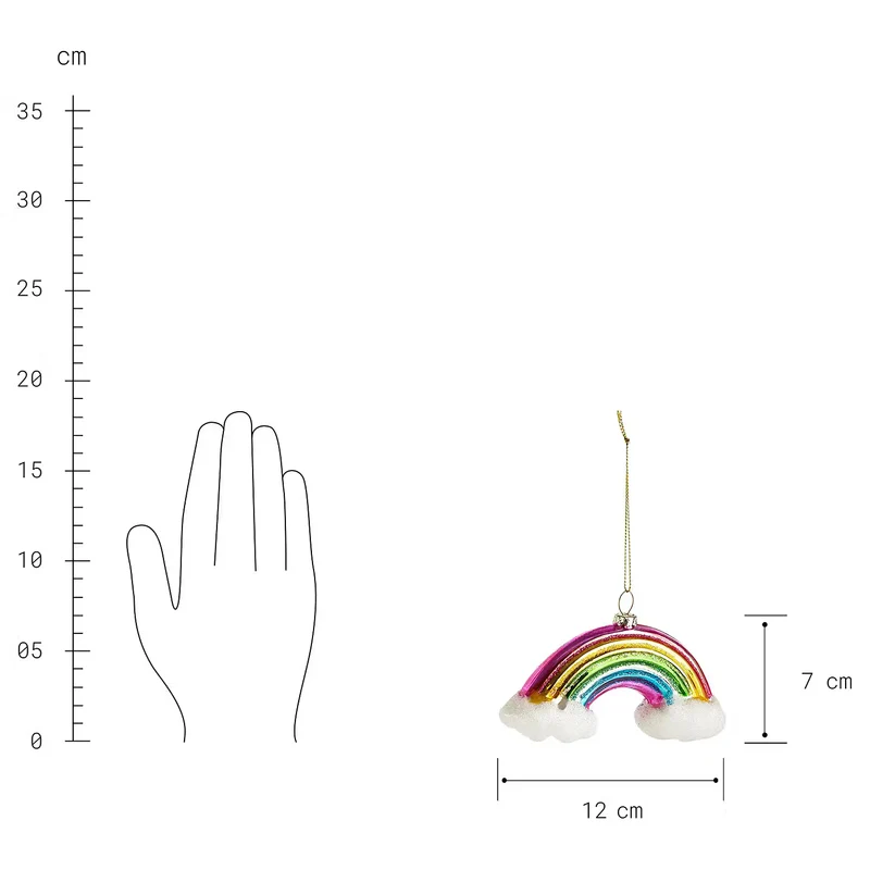 HANG ON Baumanhänger Regenbogen