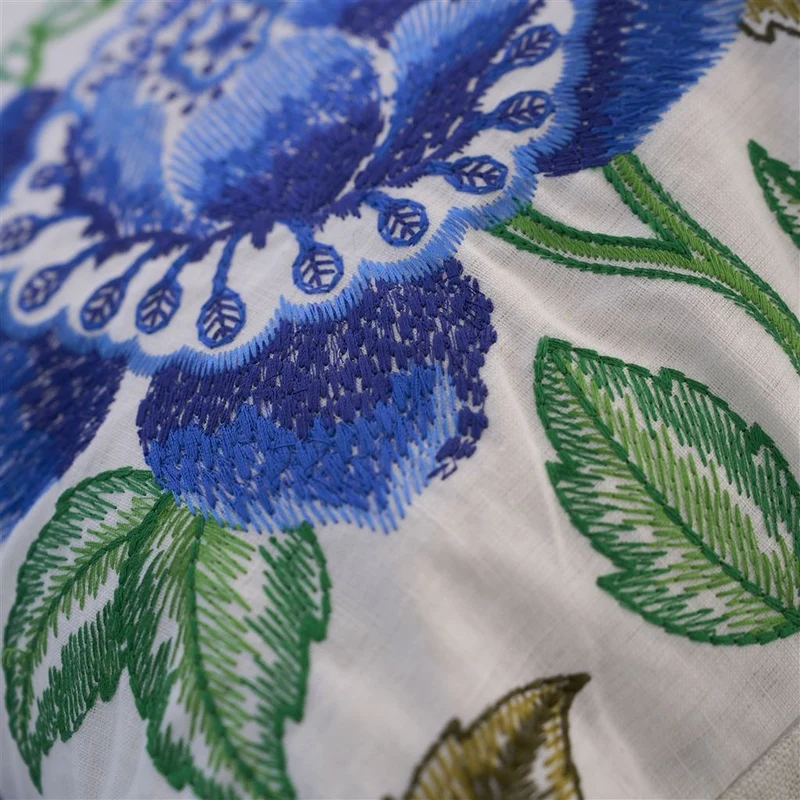 Kissen ISABELLA EMBROIDERED COBALT 60 x 45cm