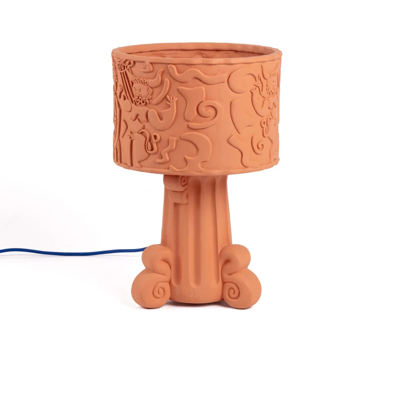 In- und Outdoor Leuchte MAGNA GRAECIA terracotta H38 cm