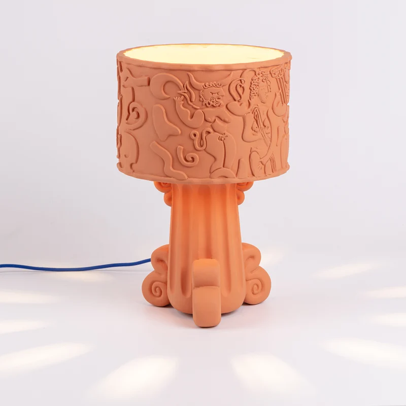 In- und Outdoor Leuchte MAGNA GRAECIA terracotta H38 cm