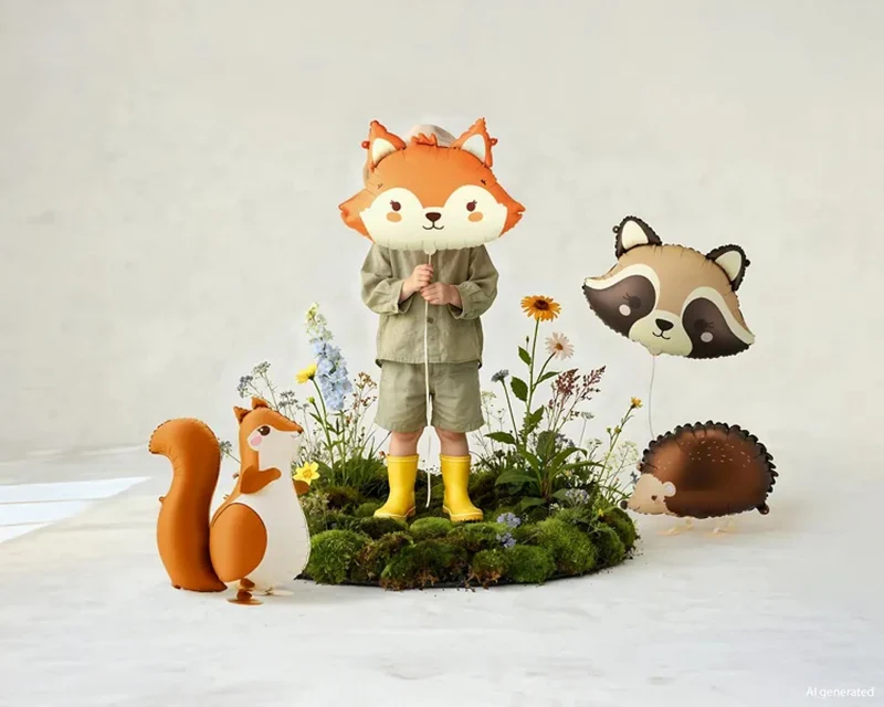 Airwalker Folienballon "Igel" | 58x36cm