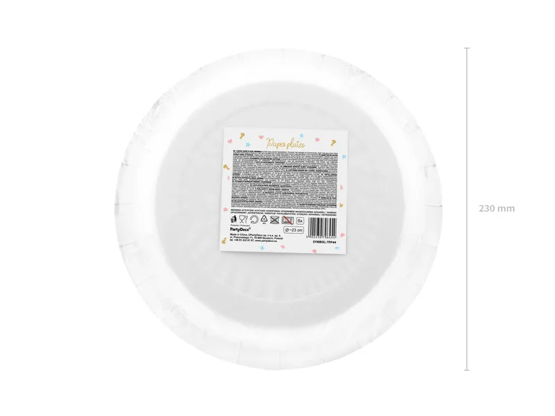 Pappteller "Boy or Girl" | Ø23cm/6Stk.