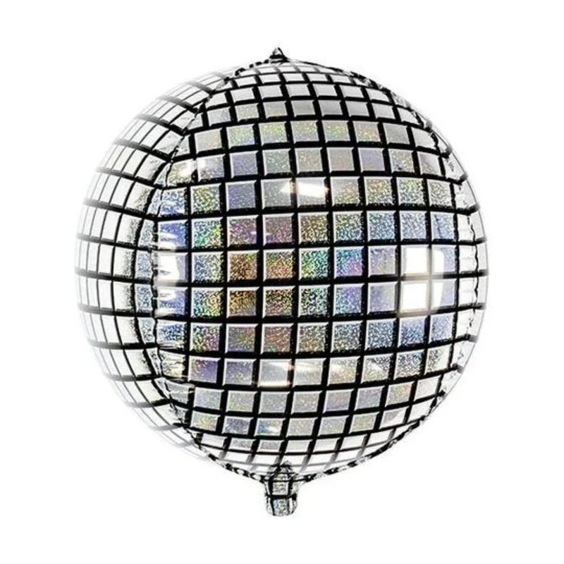18" Folienballon Discokugel - Silber | 40cm