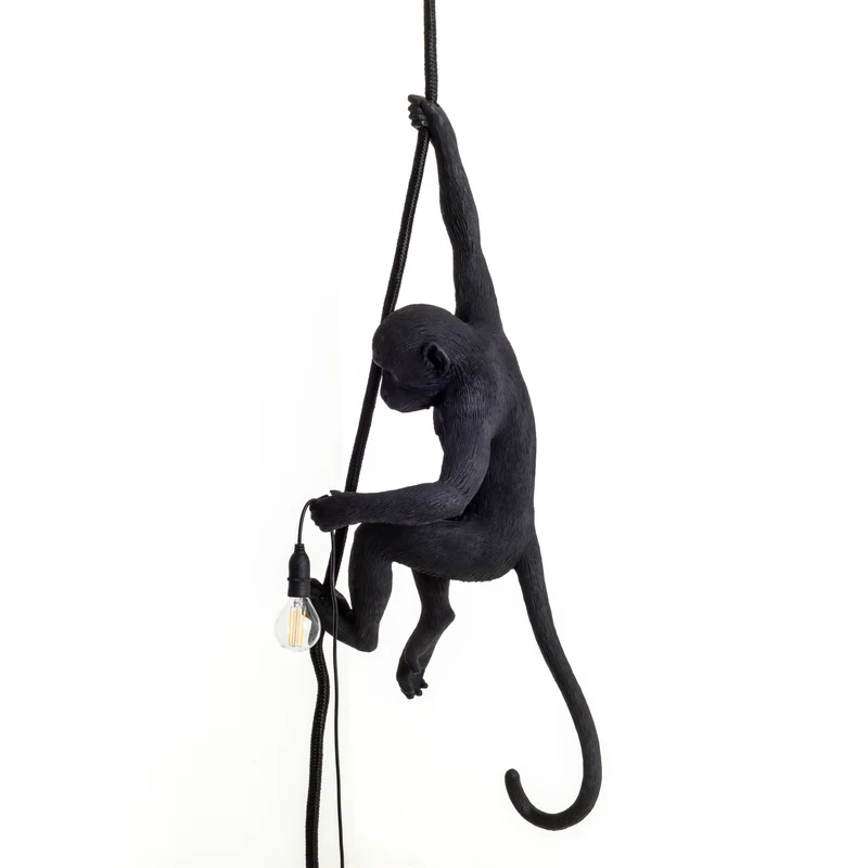 Lampe MONKEY CEILING VERSION schwarz H80