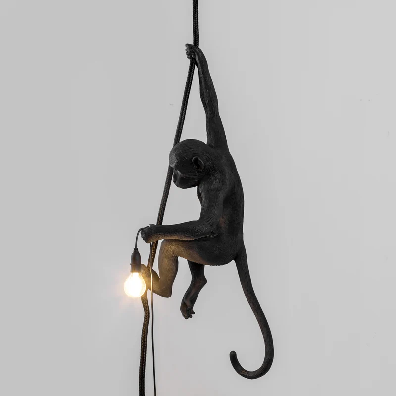 Lampe MONKEY CEILING VERSION schwarz H80