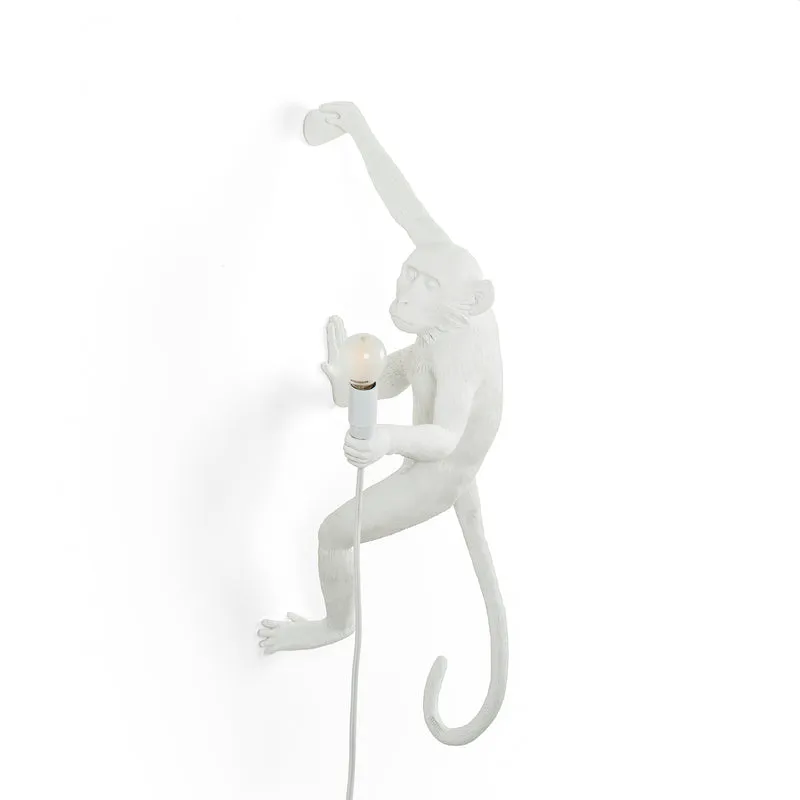 Lampe MONKEY HANGING 01 rechts weiß H65