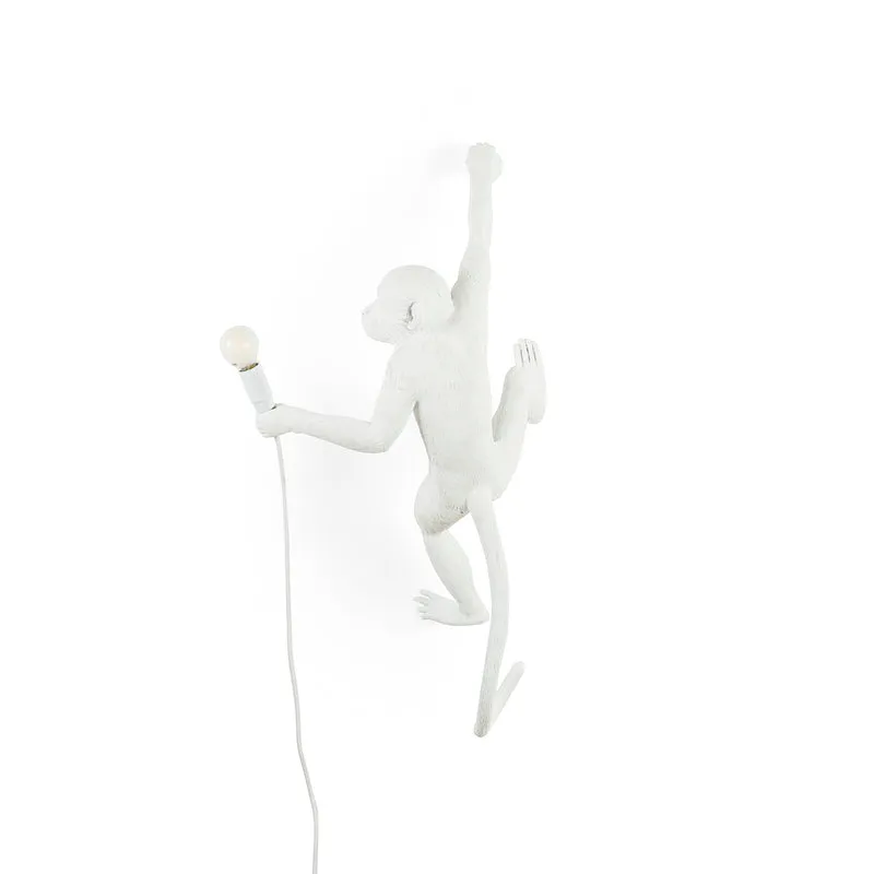 Lampe MONKEY HANGING 01 rechts weiß H65