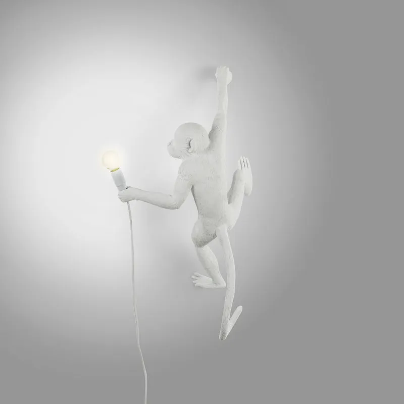 Lampe MONKEY HANGING 01 rechts weiß H65