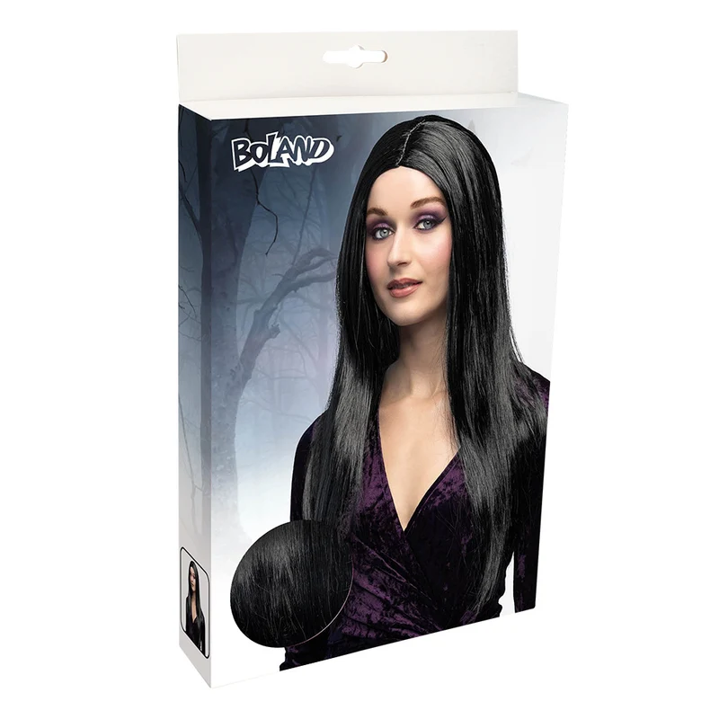 Perücke "Hexe Aurora" für Damen | Schwarz