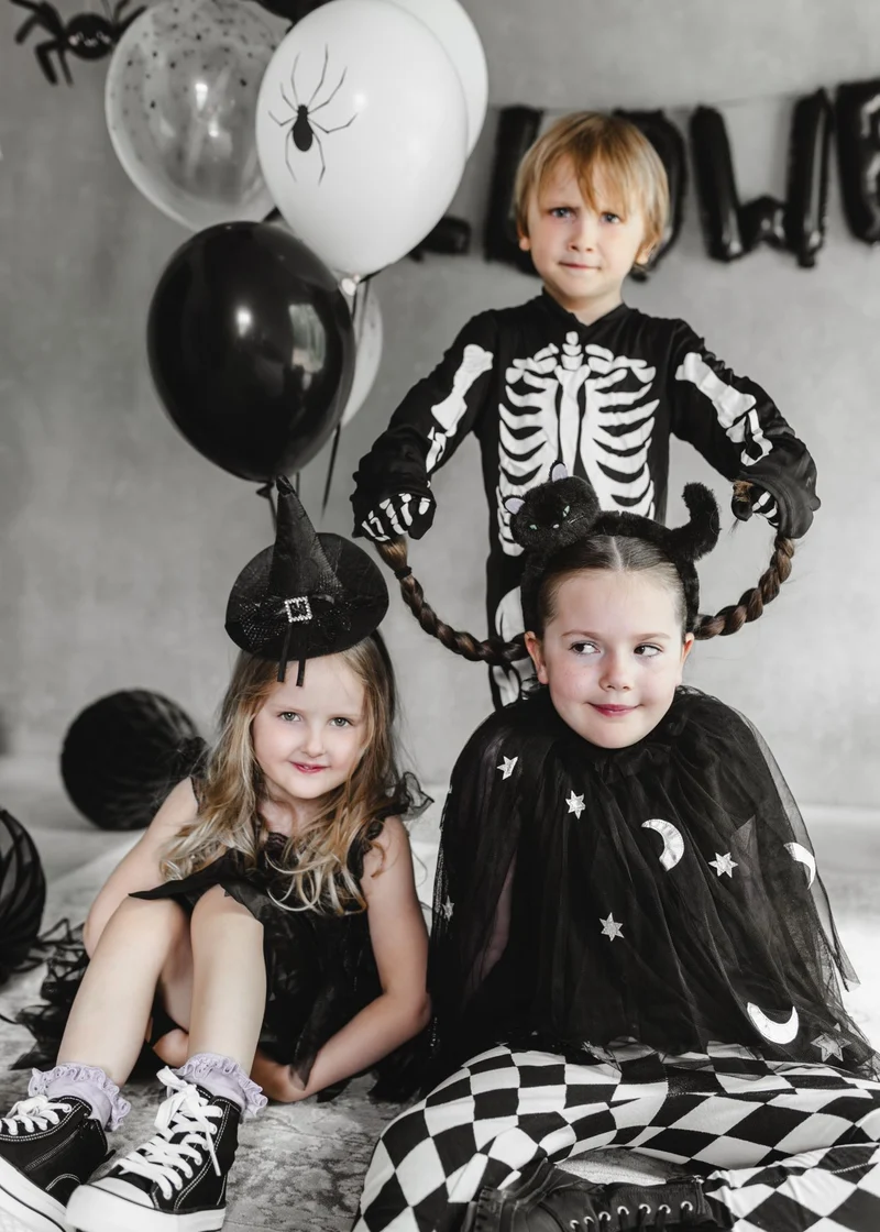 Halloween Haarreif "Mini Hexenhut" | Schwarz