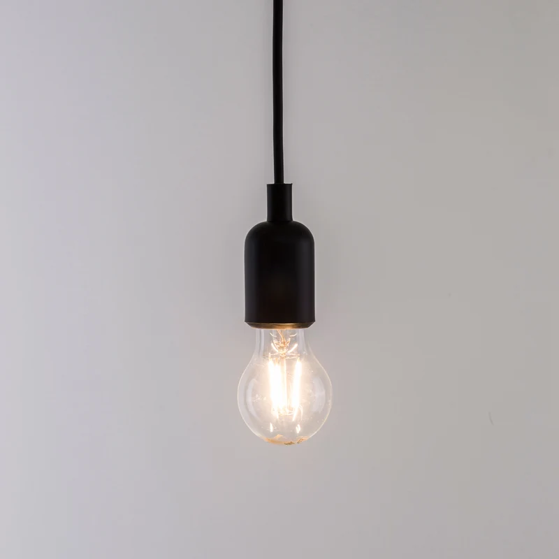 Deckenleuchte MAMAN schwarz, 14 Lampen je 4m