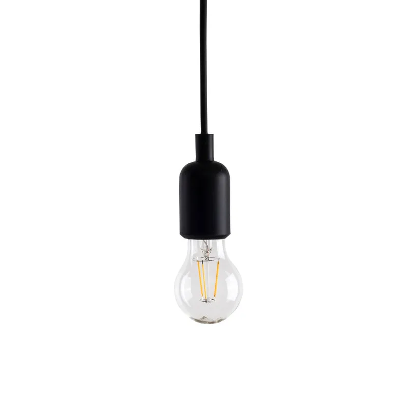 Deckenleuchte MAMAN schwarz, 14 Lampen je 4m