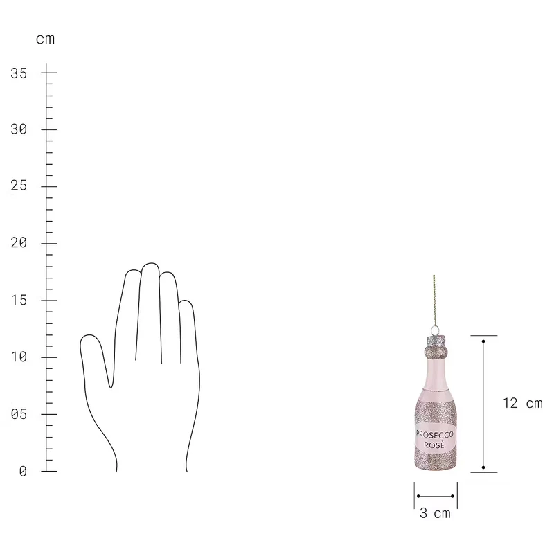 HANG ON Baumanhänger Prosecco Rose
