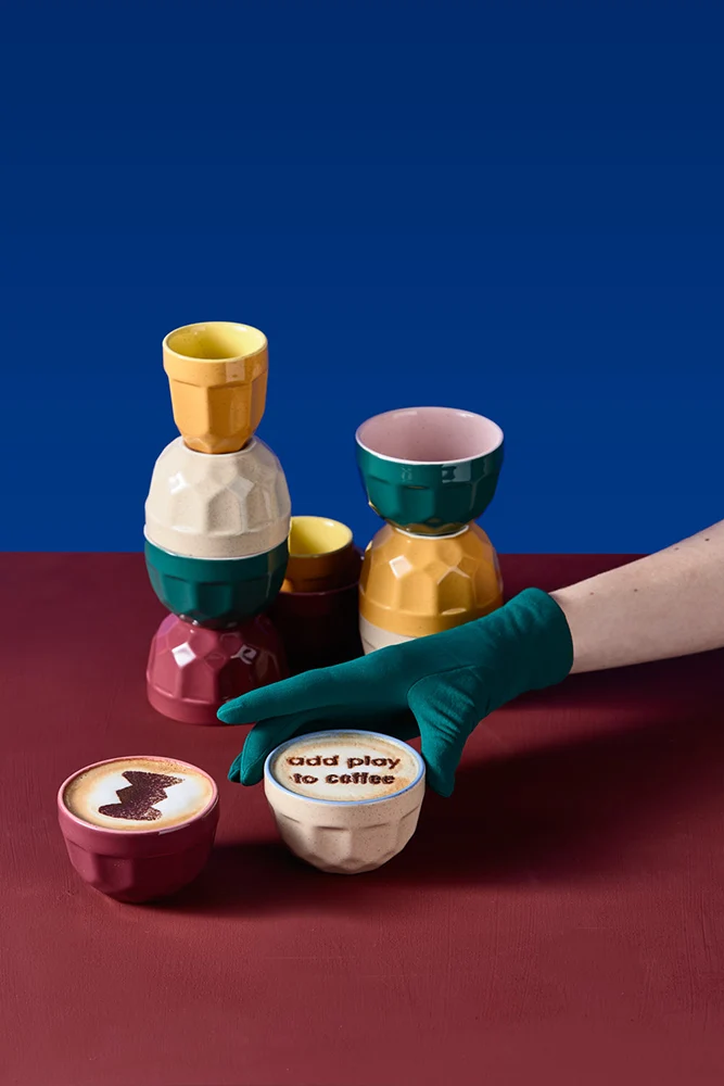 ESPRESSO Tassen-Set 4-teilig, mehrfarbig
