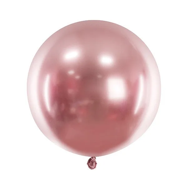 Glossy Luftballon rund (60 cm)