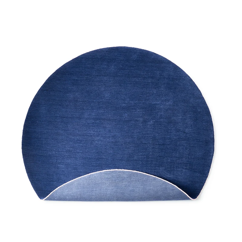 Teppich OUTLINE RUG rund blau Ø200 cm