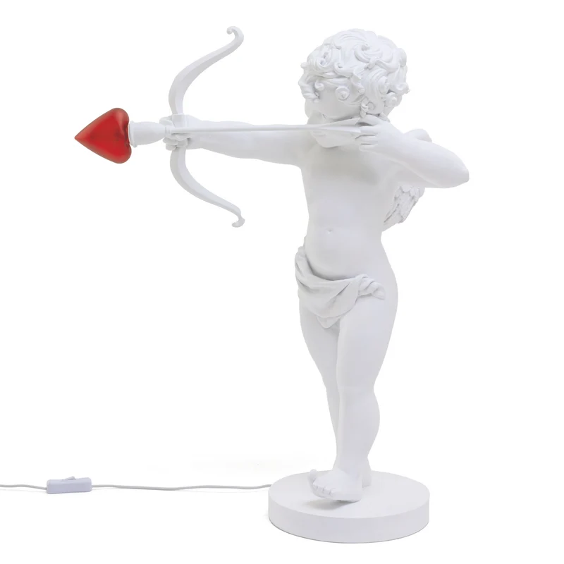 Tischleuchte CUPID weiß H63