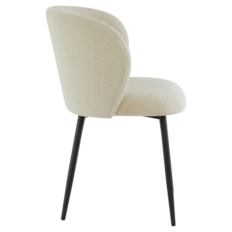Esszimmerstuhl ELYNA 2er-Set, hellbeige teddy