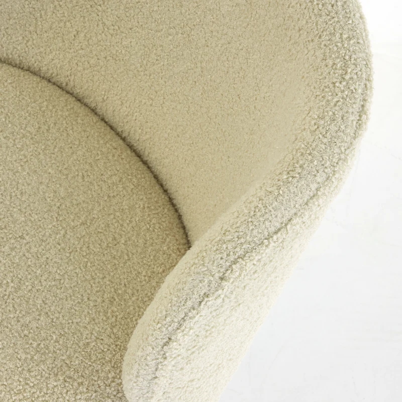 Esszimmerstuhl ELYNA 2er-Set, hellbeige teddy