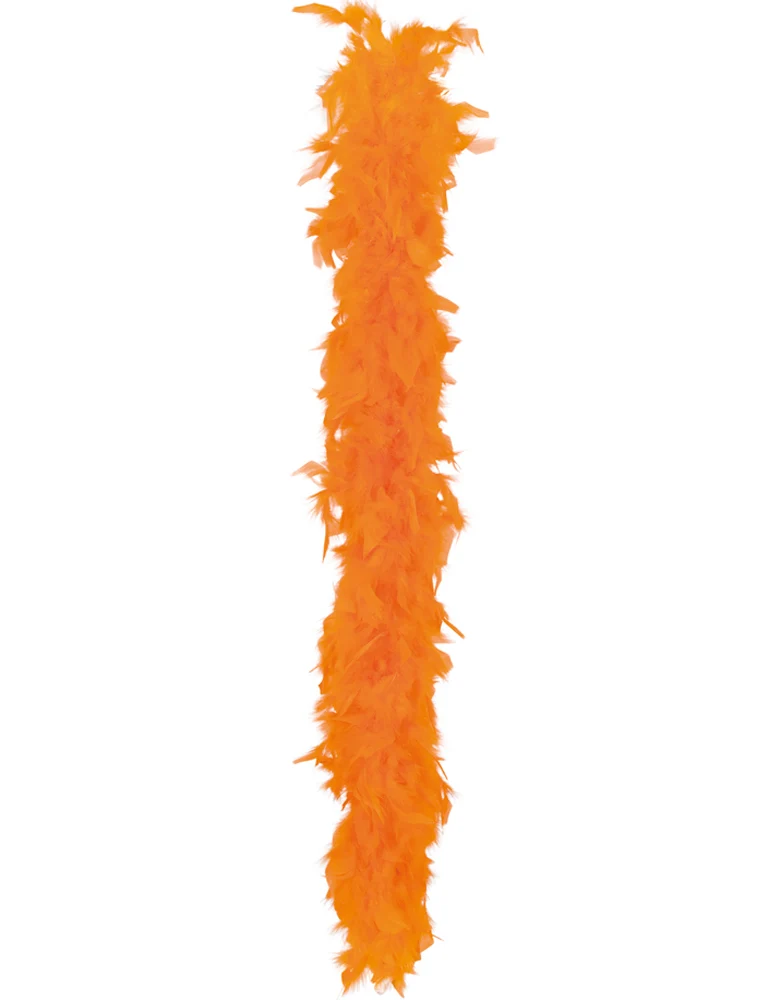Federboa Unifarben 180 cm - 50g | Orange