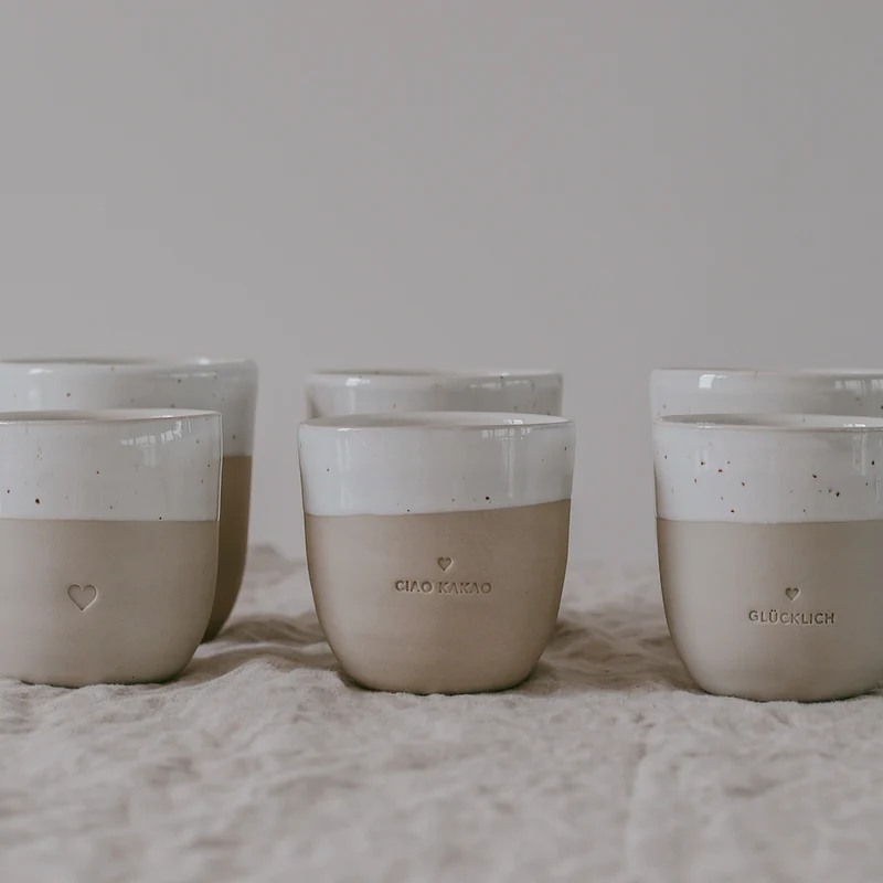 Eulenschnitt Kleiner Becher Glücklich